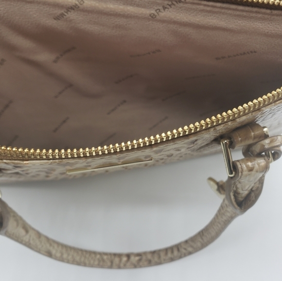 451- BRAHMIN BLAKE SATCHEL HANDBAG GENUINE LEATHER NWT - Picture 10 of 15